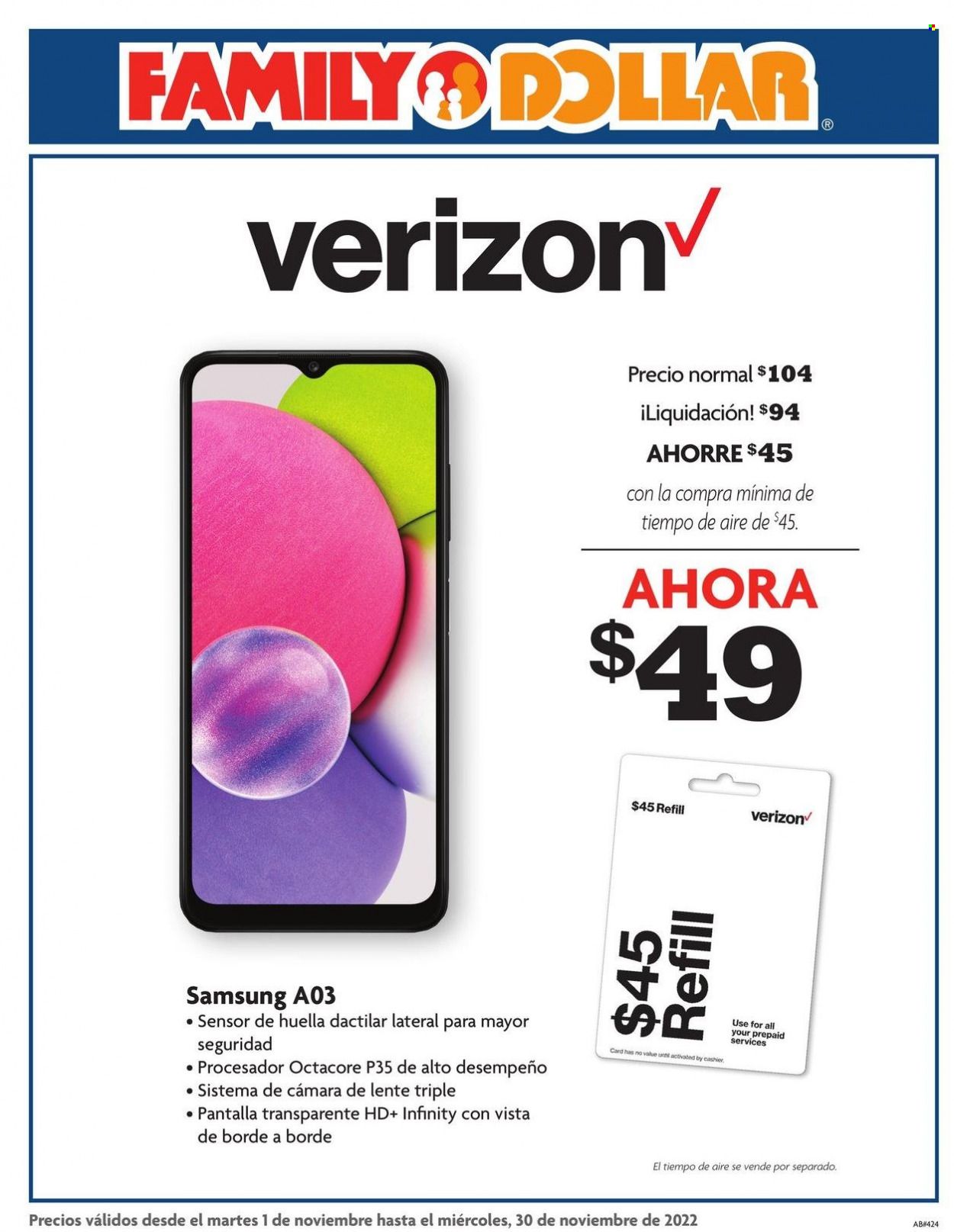 Family Dollar Weekly Ad Flyer Specials November 1 to November 30, 2022