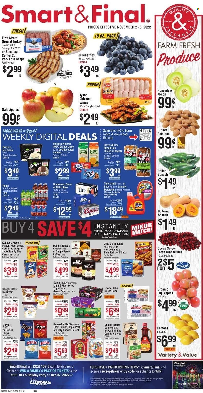 Smart & Final (AZ, CA) Weekly Ad Flyer Specials November 2 to November 8, 2022