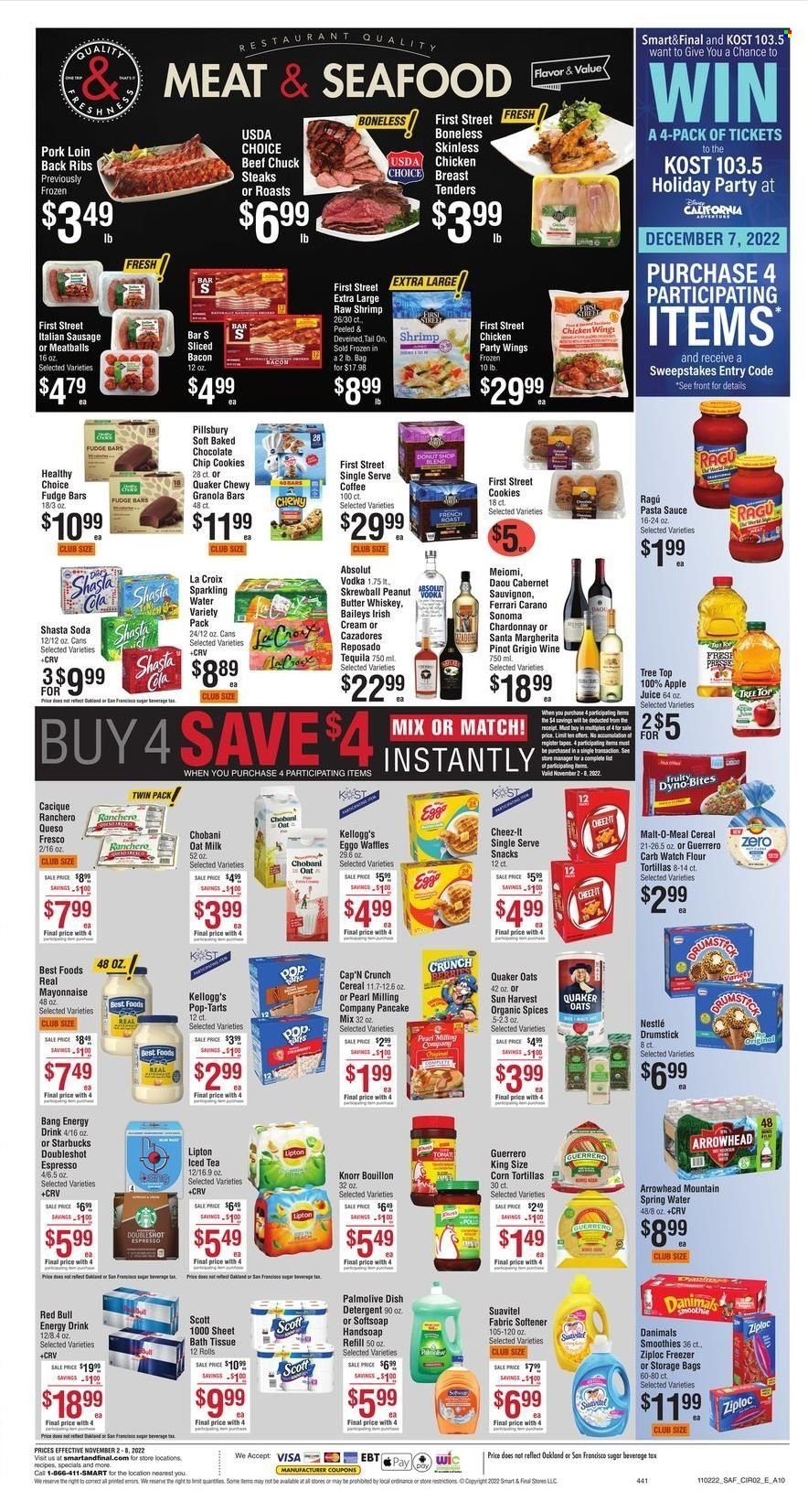 Smart & Final (AZ, CA) Weekly Ad Flyer Specials November 2 to November 8, 2022