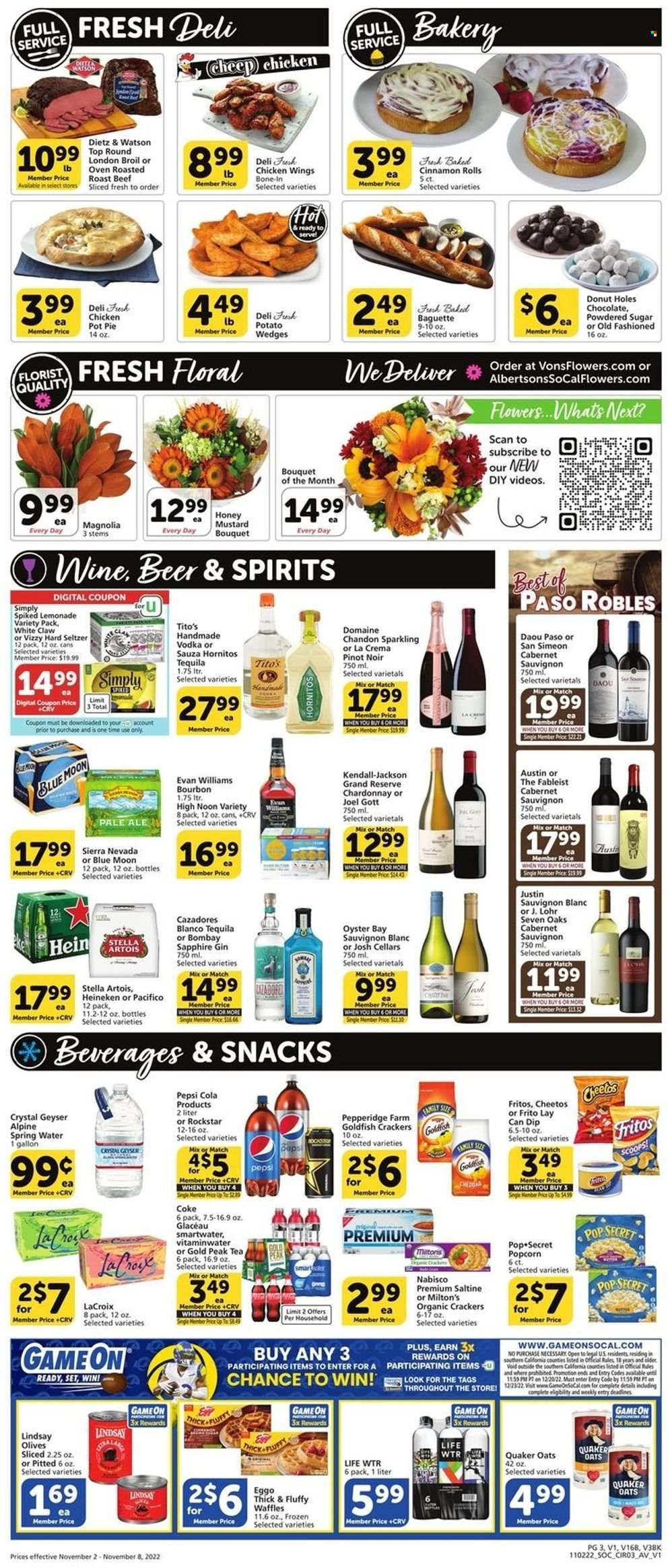 Albertsons (CA) Weekly Ad Flyer Specials November 2 to November 8, 2022