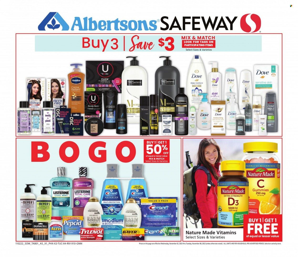 Albertsons (AZ) Weekly Ad Flyer Specials November 2 to November 8, 2022