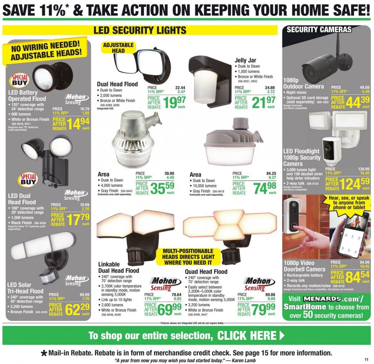 Menards Weekly Ad Flyer Specials November 3 to November 13, 2022