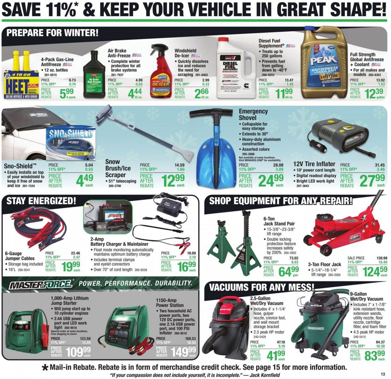 Menards Weekly Ad Flyer Specials November 3 to November 13, 2022