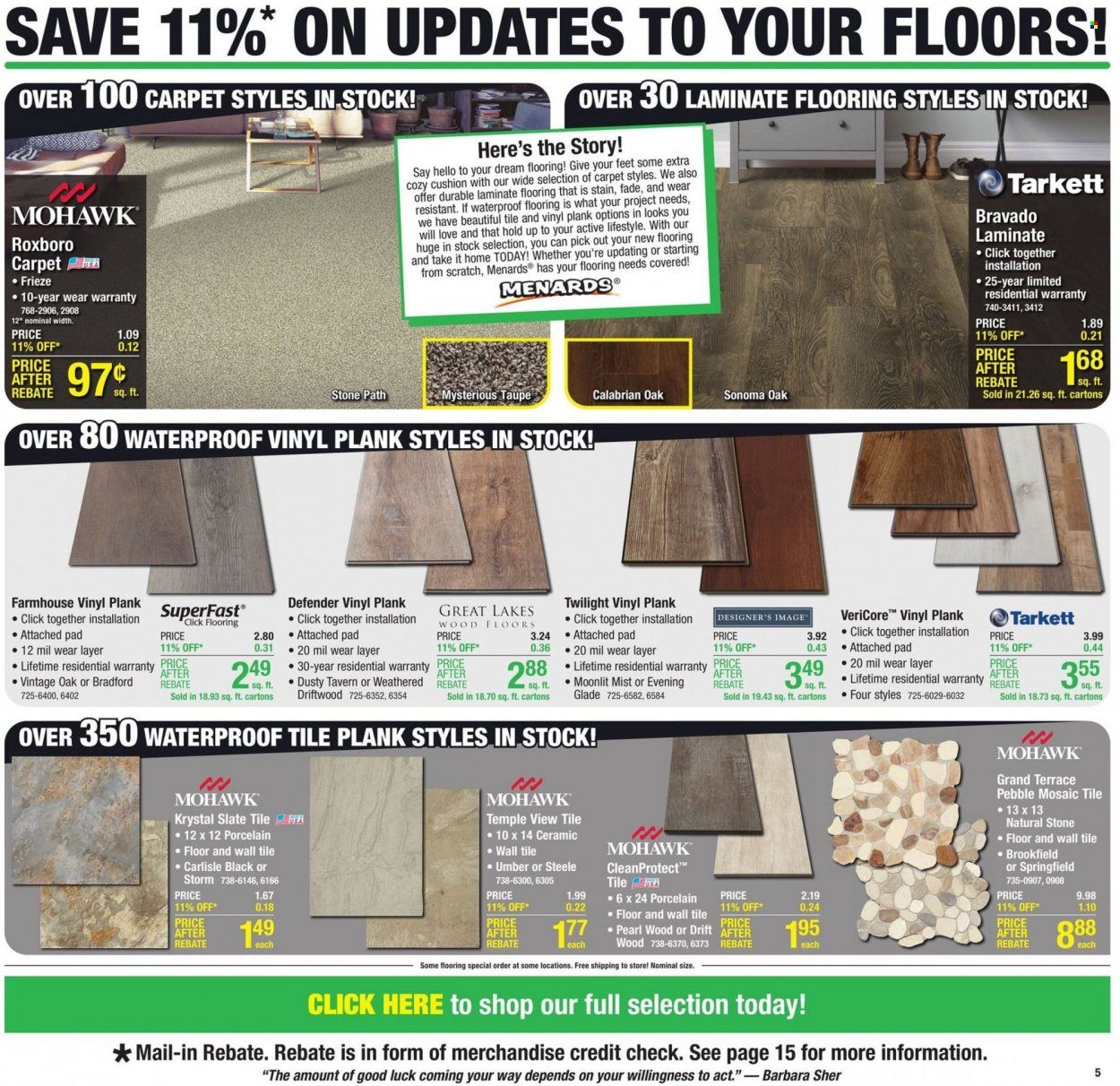 Menards Weekly Ad Flyer Specials November 3 to November 13, 2022
