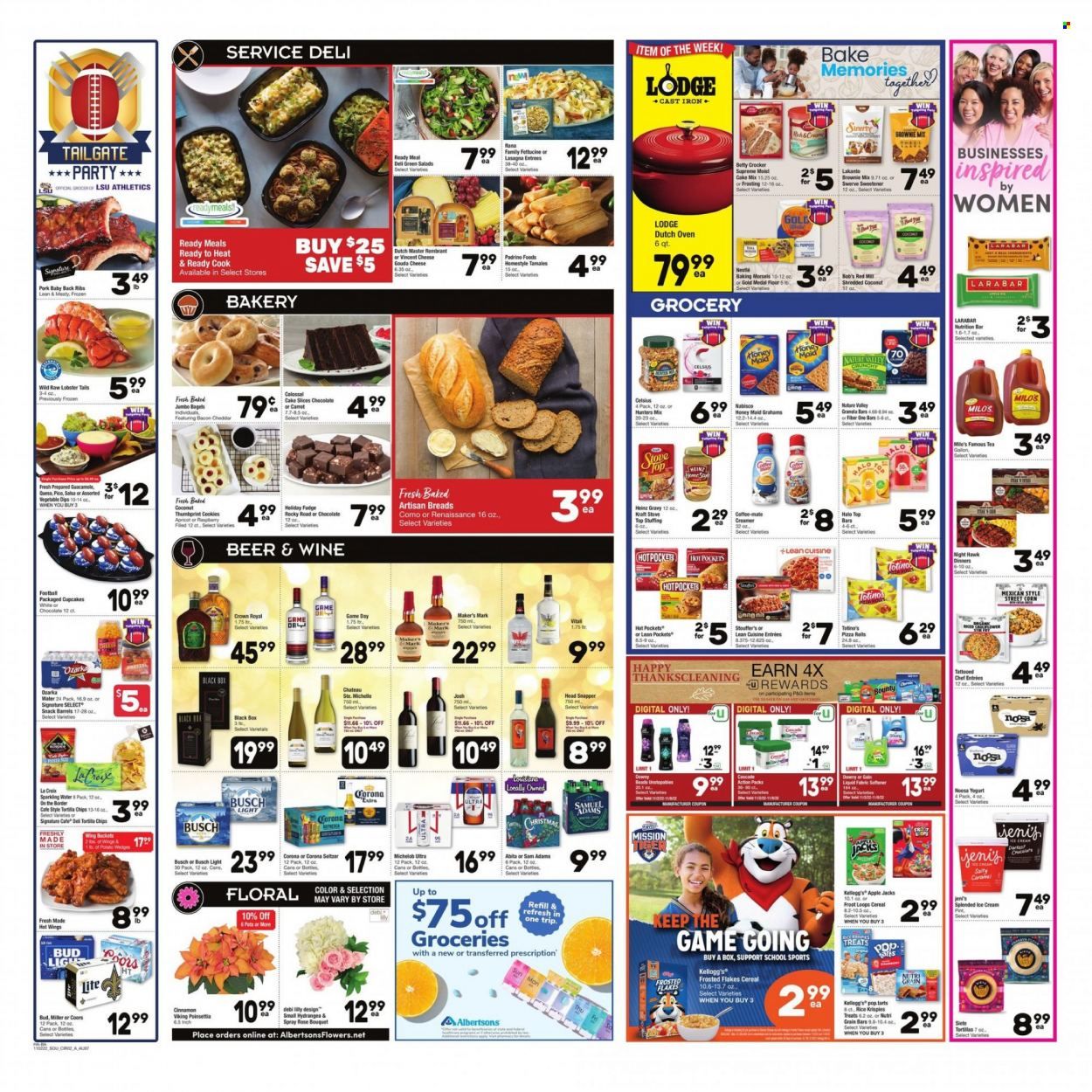 Albertsons (LA) Weekly Ad Flyer Specials November 2 to November 8, 2022