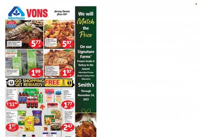 Albertsons (NV) Weekly Ad Flyer Specials November 2 to November 8, 2022