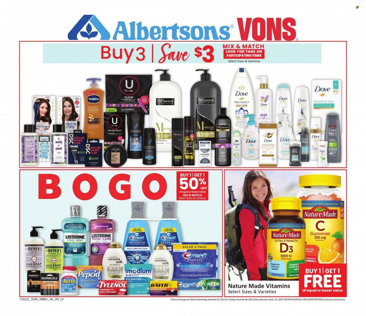 Albertsons (NV) Weekly Ad Flyer Specials November 2 to November 8, 2022
