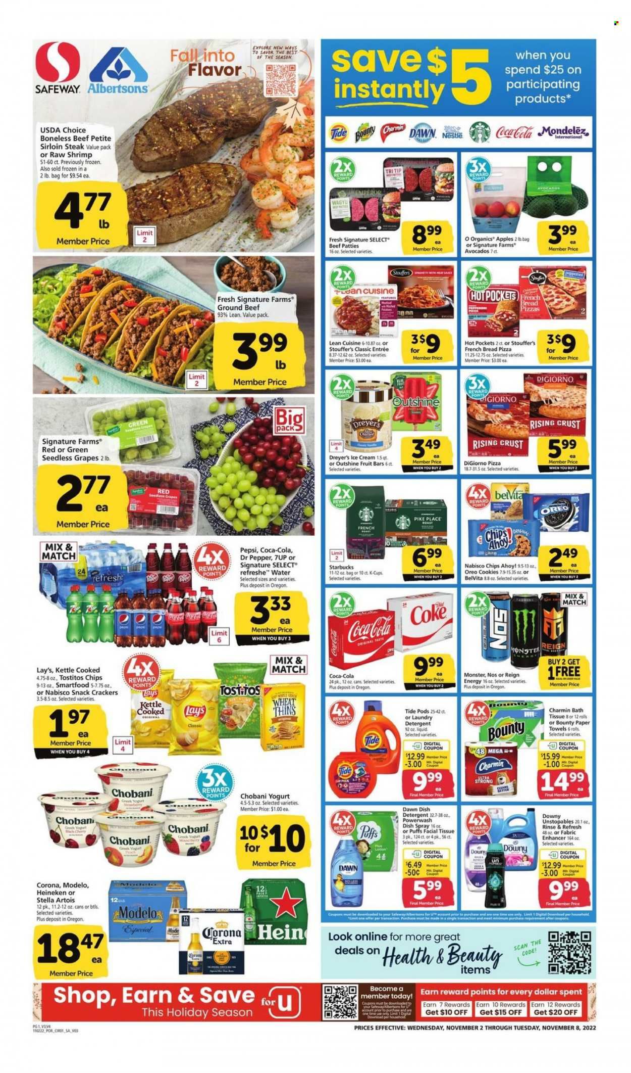 Albertsons (OR, WA) Weekly Ad Flyer Specials November 2 to November 8, 2022