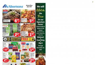 Albertsons (TX) Weekly Ad Flyer Specials November 2 to November 8, 2022
