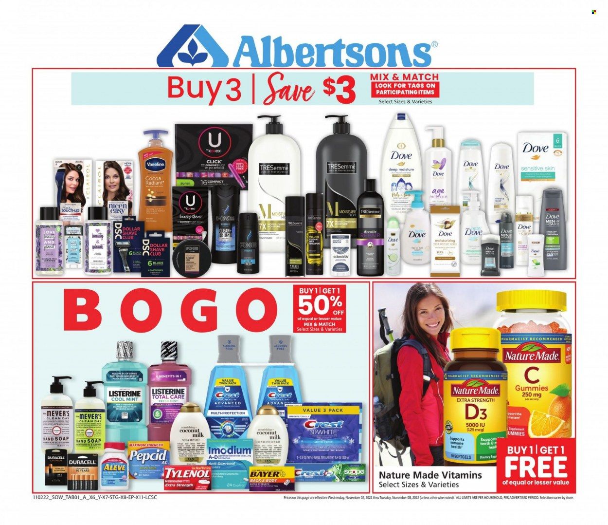 Albertsons (UT) Weekly Ad Flyer Specials November 2 to November 8, 2022