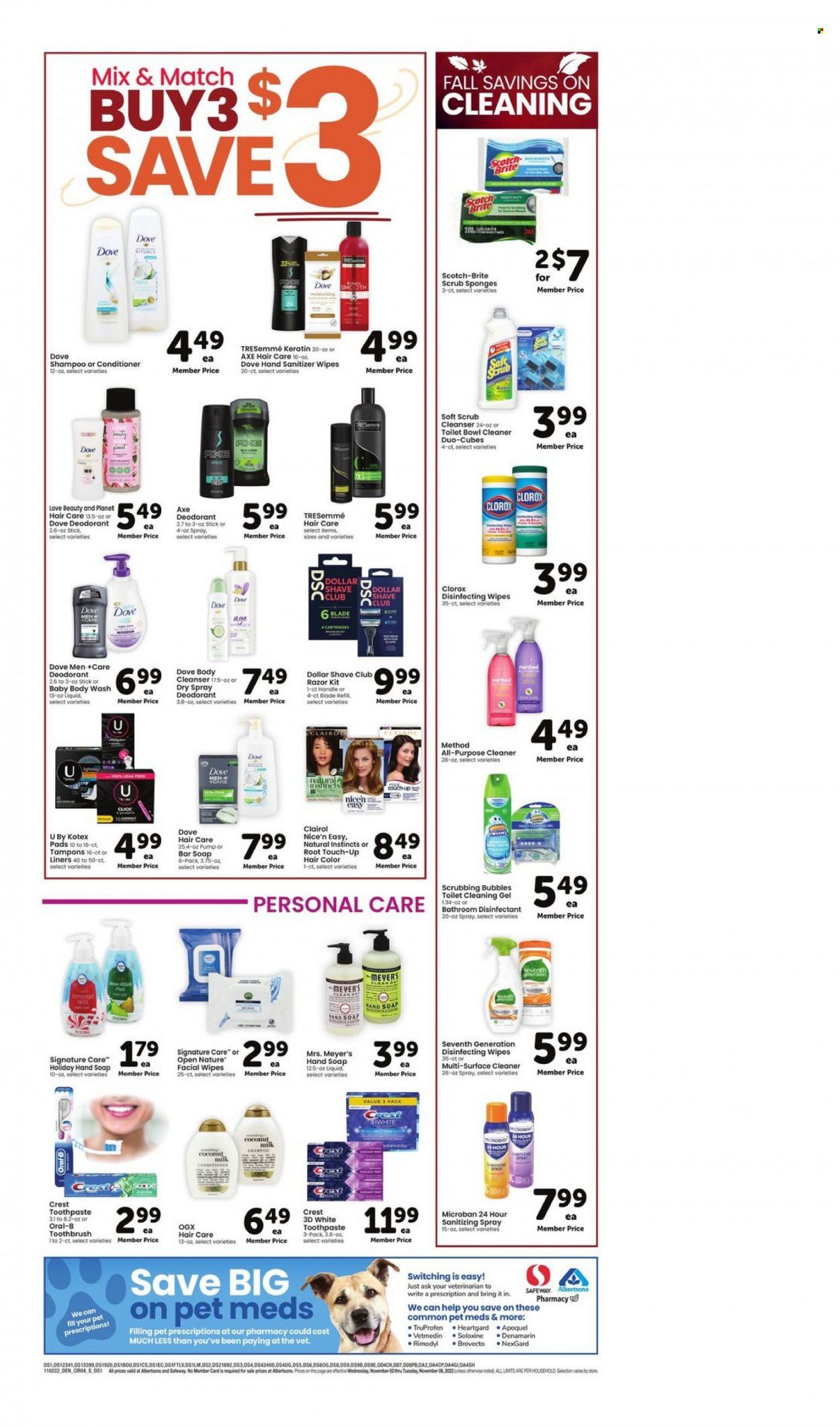 Albertsons (WY) Weekly Ad Flyer Specials November 2 to November 8, 2022