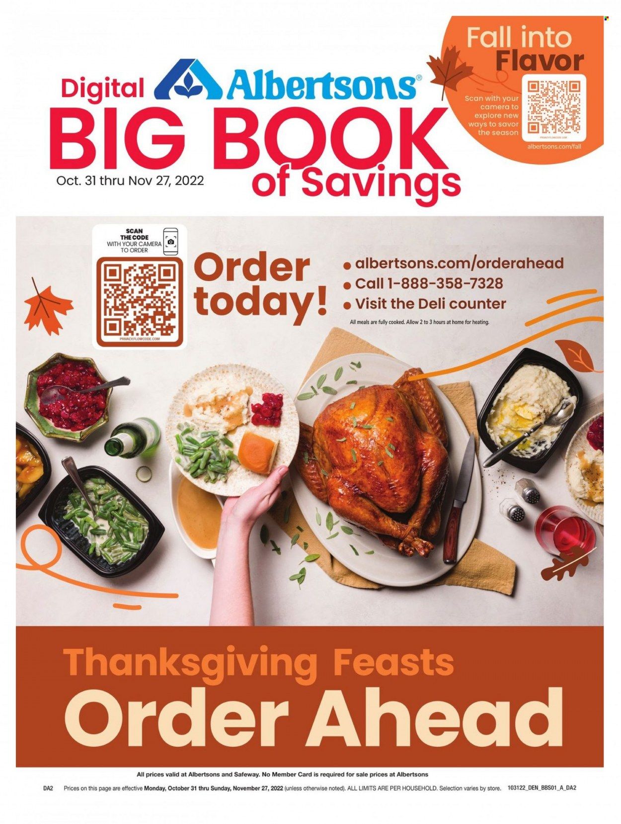 Albertsons (CO, NM, WY) Weekly Ad Flyer Specials October 31 to November 27, 2022