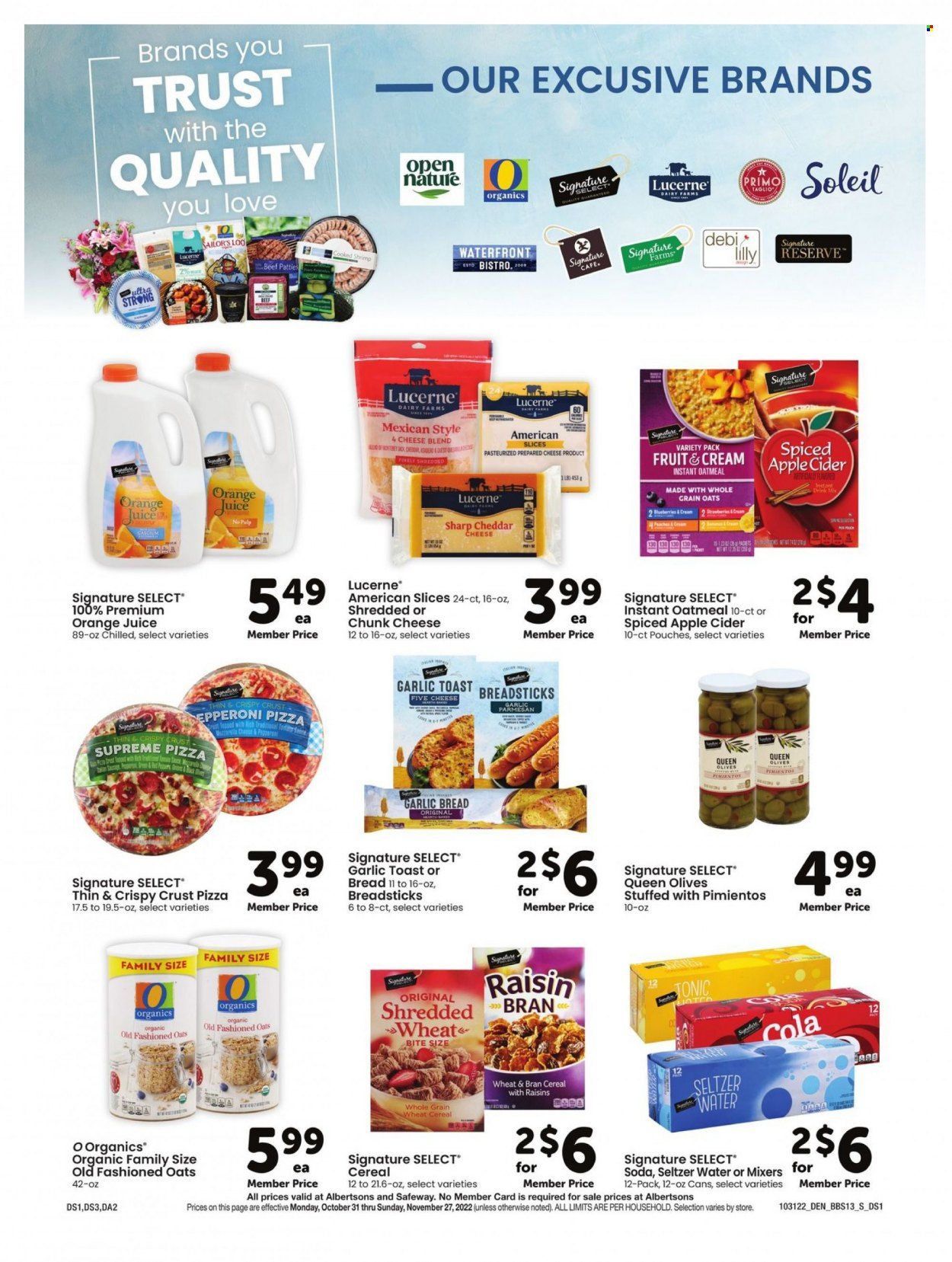 Albertsons (CO, NM, WY) Weekly Ad Flyer Specials October 31 to November 27, 2022