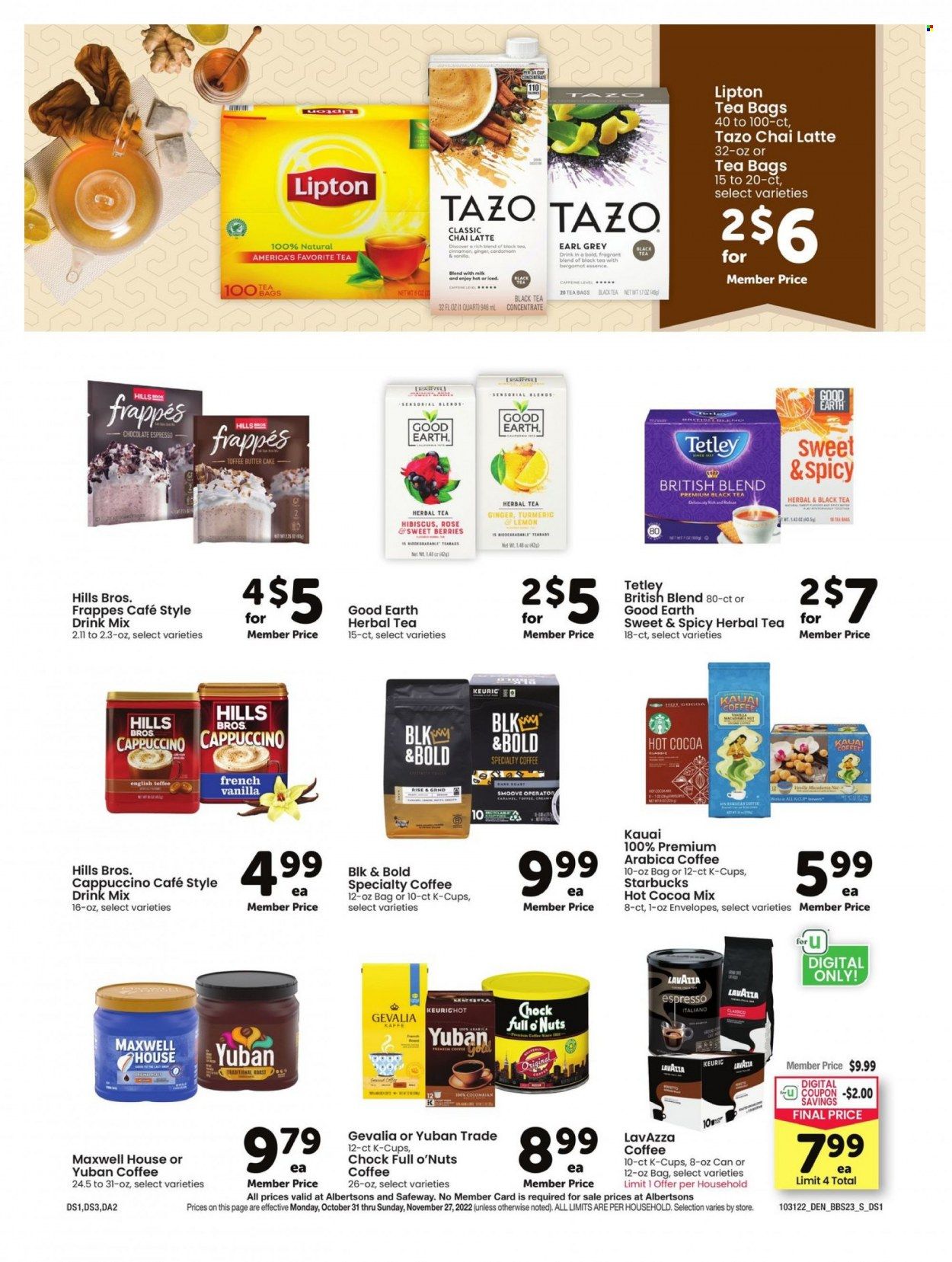 Albertsons (CO, NM, WY) Weekly Ad Flyer Specials October 31 to November 27, 2022
