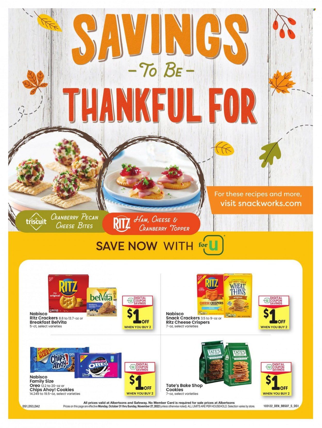 Albertsons (CO, NM, WY) Weekly Ad Flyer Specials October 31 to November 27, 2022