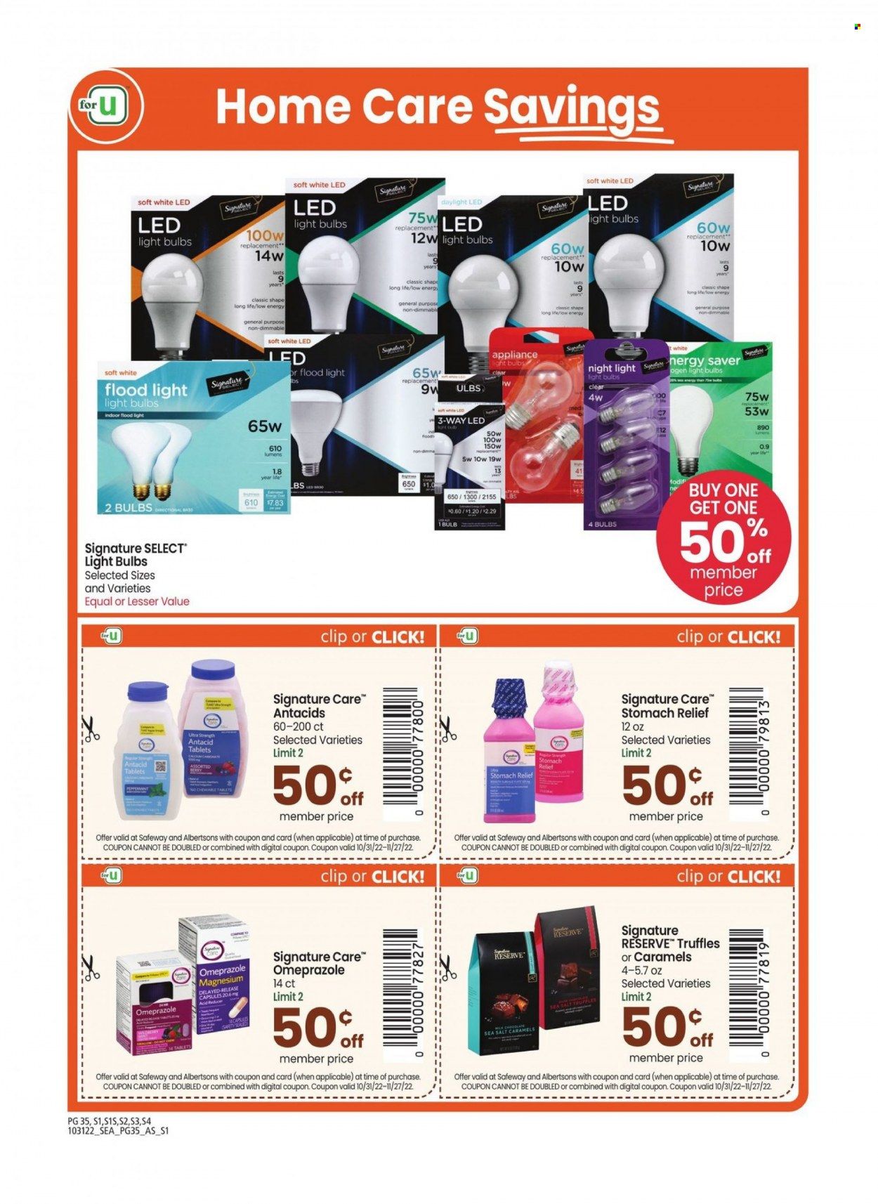 Albertsons (WA) Weekly Ad Flyer Specials October 31 to November 27, 2022
