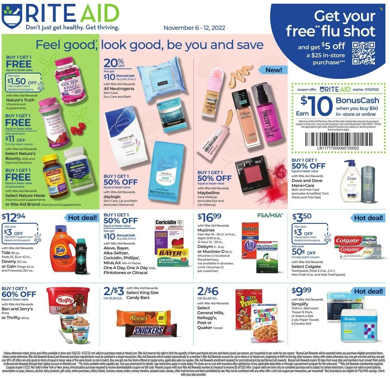 RITE AID Weekly Ad Flyer Specials November 6 to November 12, 2022