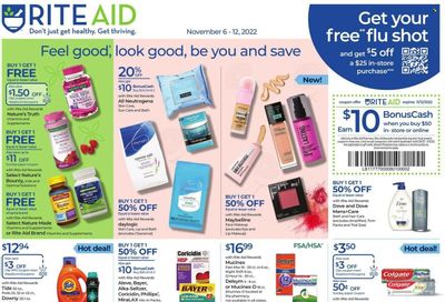 RITE AID Weekly Ad Flyer Specials November 6 to November 12, 2022