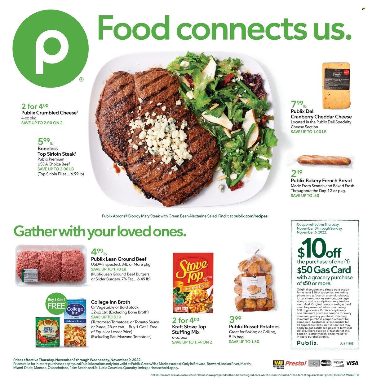 Publix (AL, FL, GA, NC, SC, TN) Weekly Ad Flyer Specials November 3 to November 9, 2022