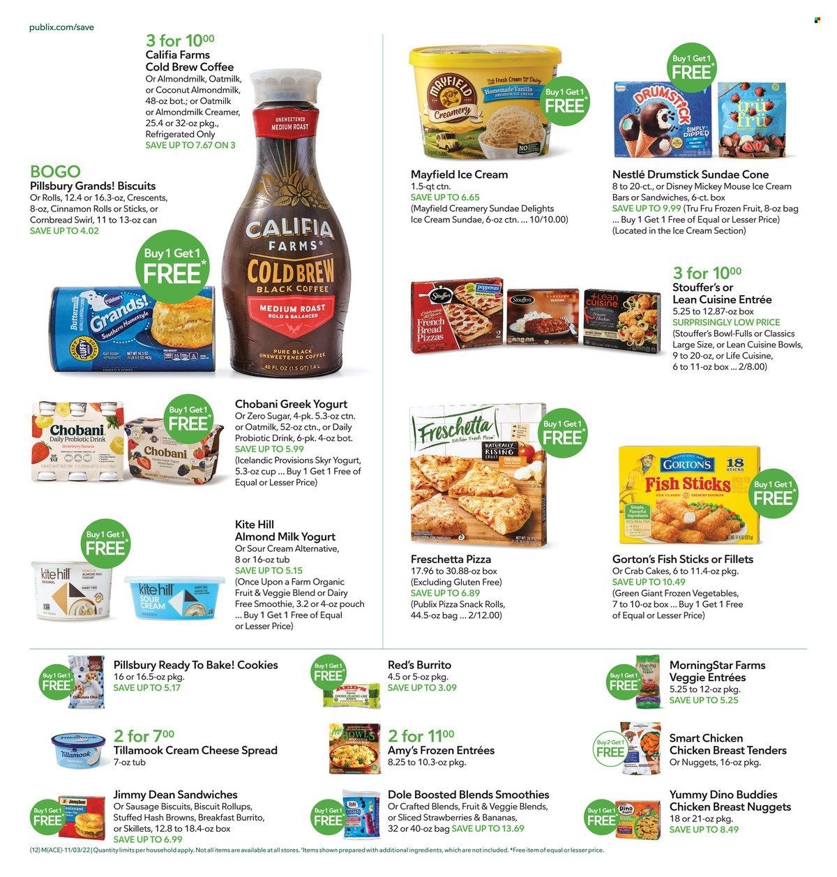 Publix (AL, FL, GA, NC, SC, TN) Weekly Ad Flyer Specials November 3 to November 9, 2022