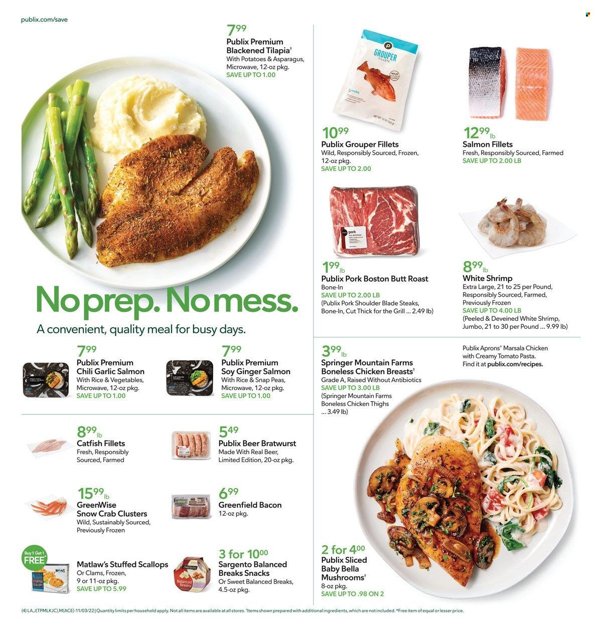 Publix (AL, FL, GA, NC, SC, TN) Weekly Ad Flyer Specials November 3 to November 9, 2022