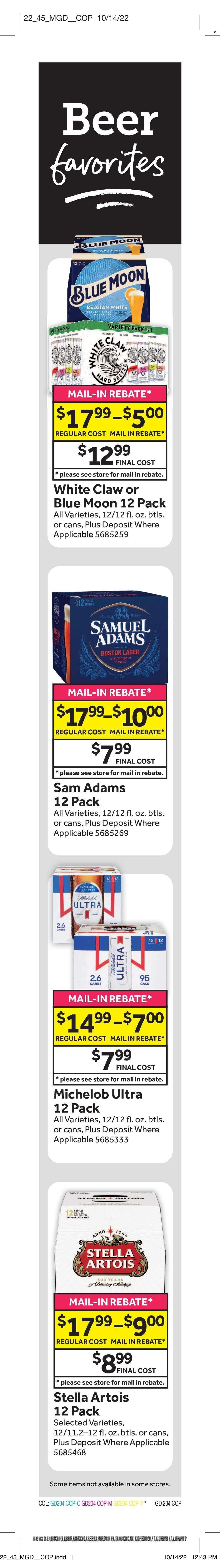 Stop & Shop (NY) Weekly Ad Flyer Specials November 4 to November 10, 2022