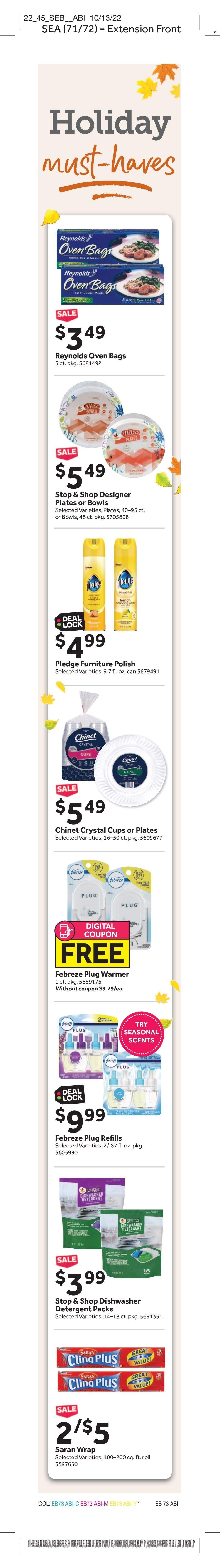 Stop & Shop (RI) Weekly Ad Flyer Specials November 4 to November 10, 2022