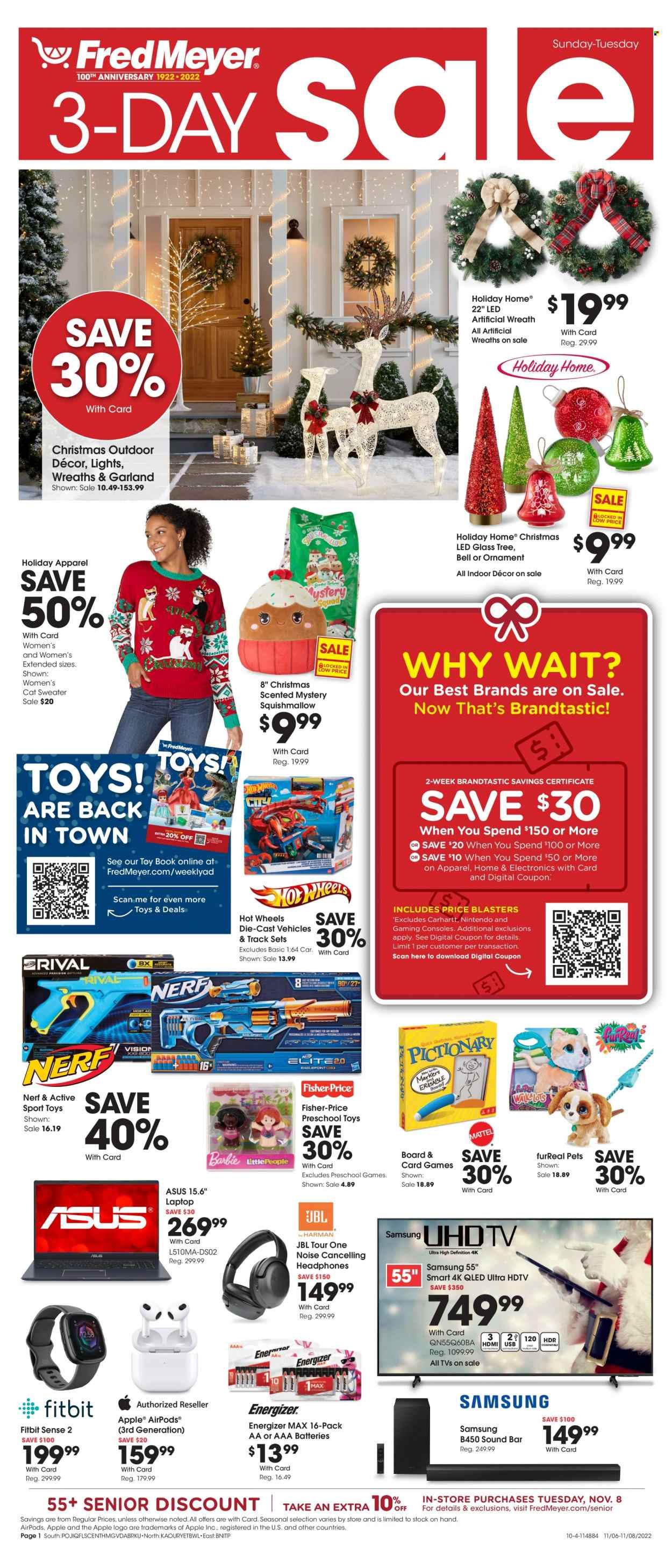 Fred Meyer Weekly Ad Flyer Specials November 6 to November 8, 2022