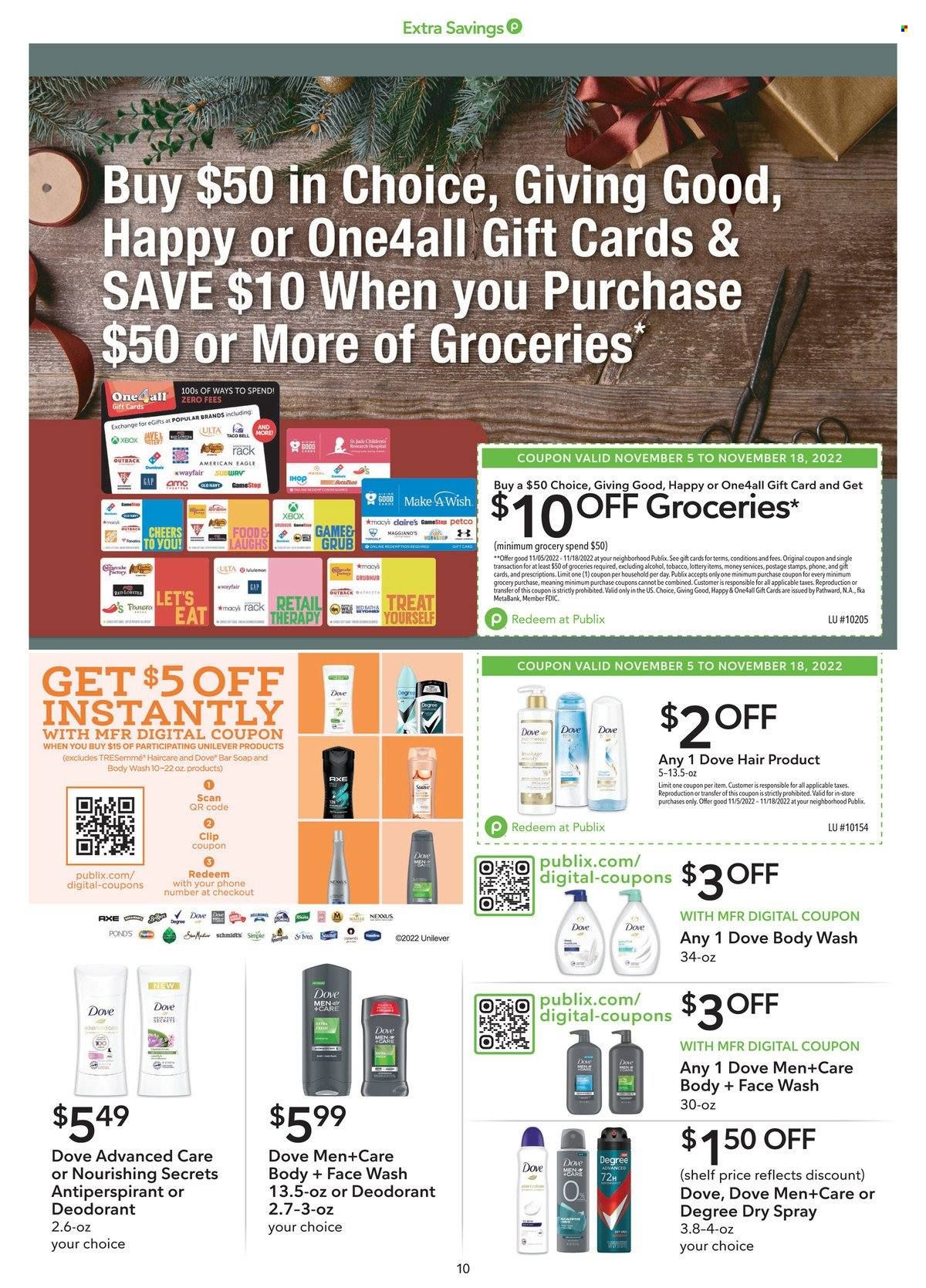 Publix (AL, FL, GA, NC, SC, TN) Weekly Ad Flyer Specials November 5 to November 18, 2022