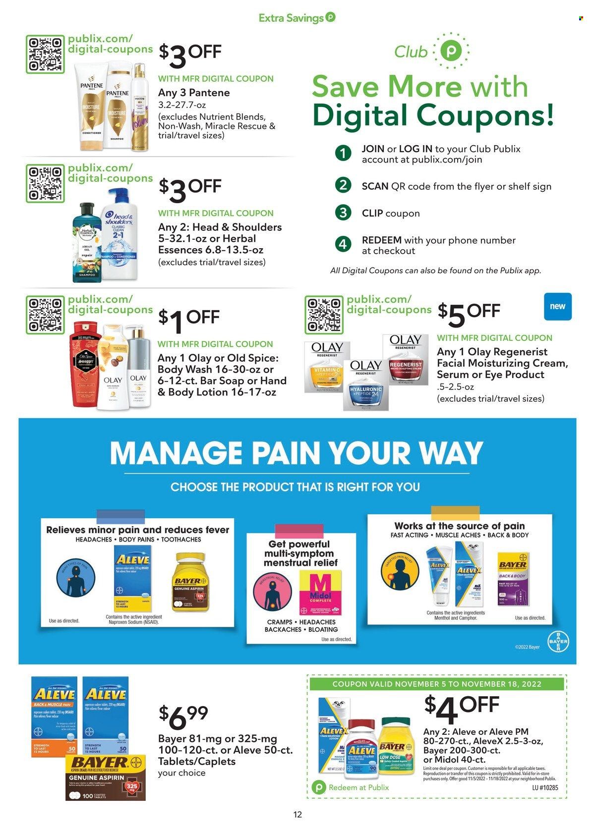 Publix (AL, FL, GA, NC, SC, TN) Weekly Ad Flyer Specials November 5 to November 18, 2022