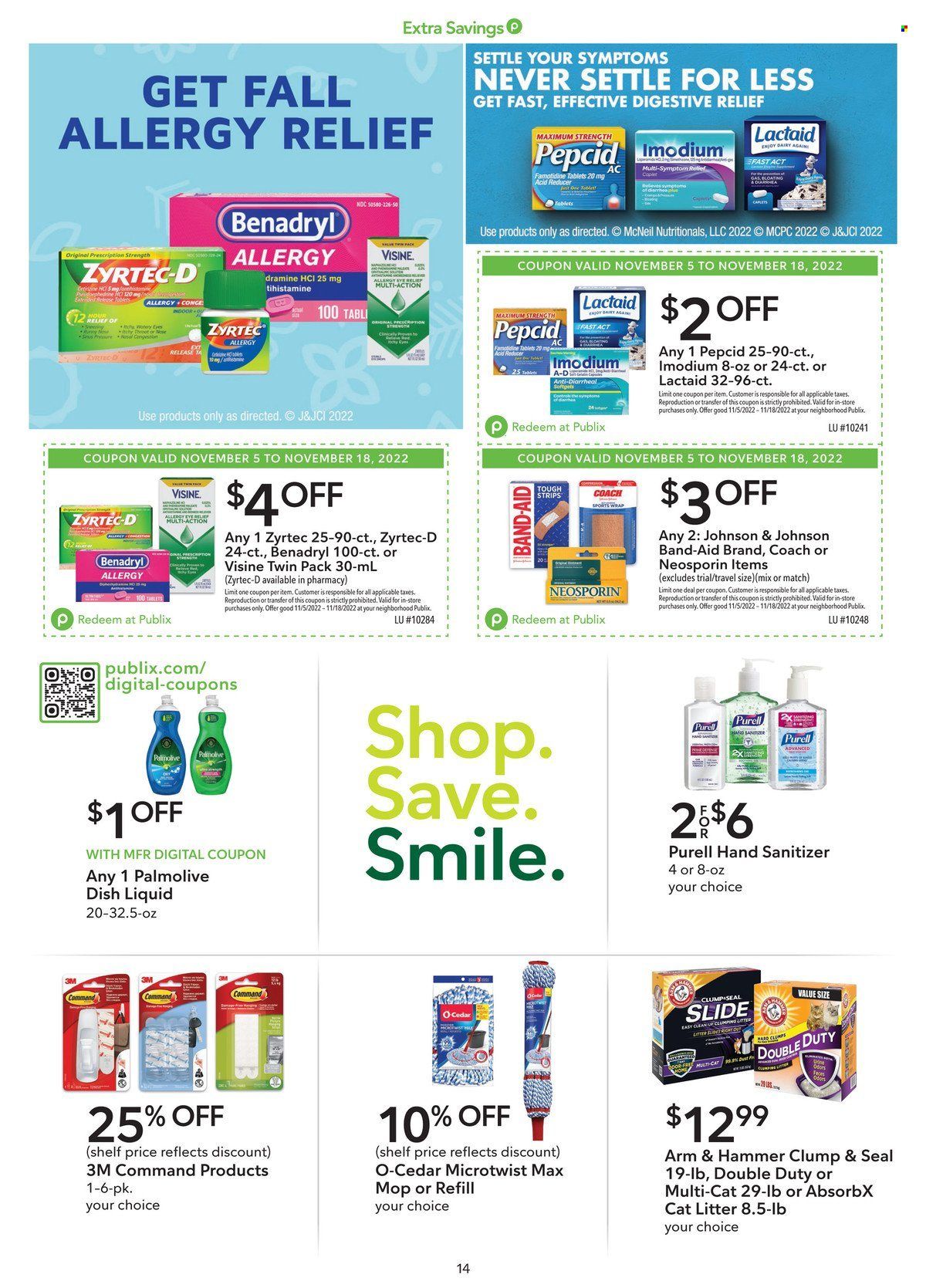 Publix (AL, FL, GA, NC, SC, TN) Weekly Ad Flyer Specials November 5 to November 18, 2022