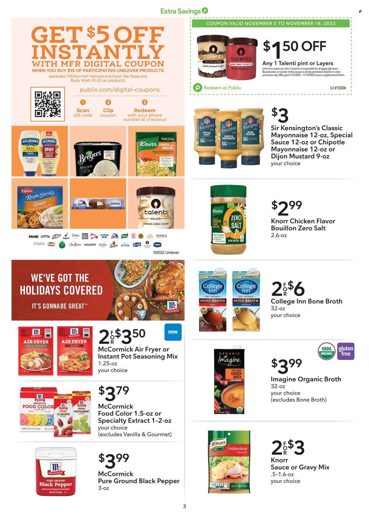 Publix (AL, FL, GA, NC, SC, TN) Weekly Ad Flyer Specials November 5 to November 18, 2022