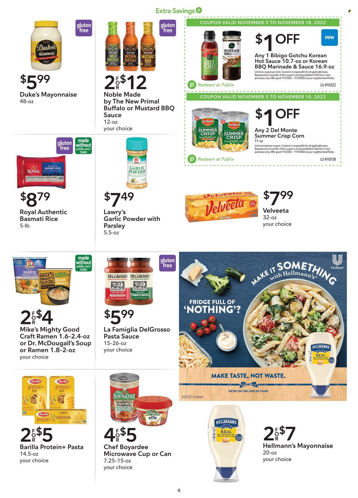 Publix (AL, FL, GA, NC, SC, TN) Weekly Ad Flyer Specials November 5 to November 18, 2022