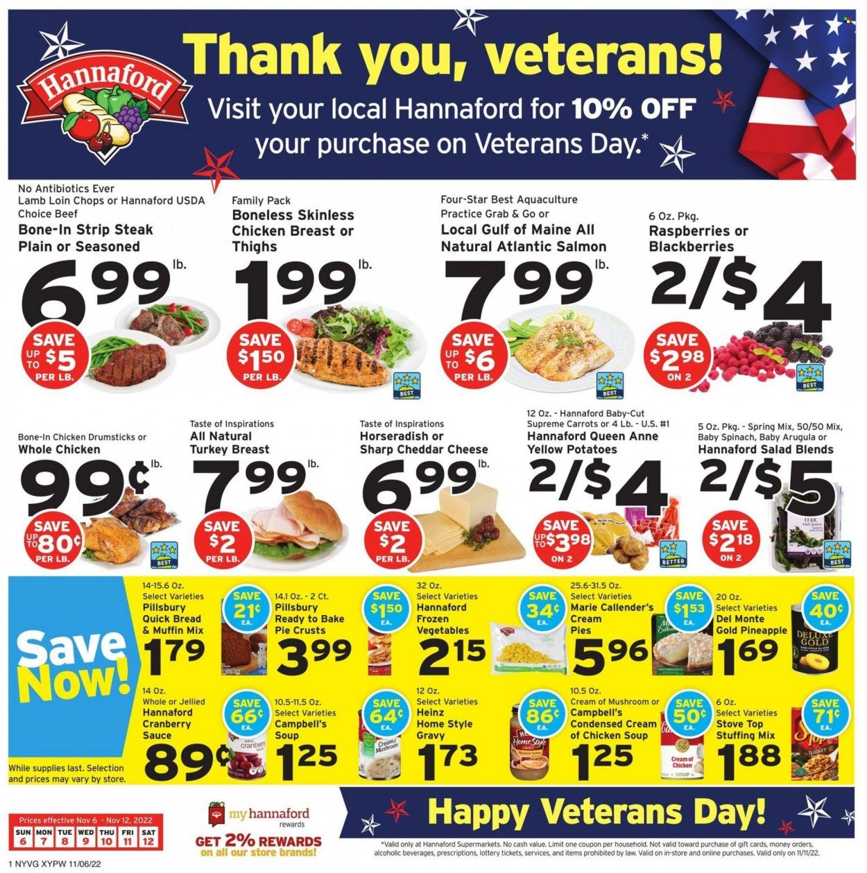 Hannaford (NY) Weekly Ad Flyer Specials November 6 to November 12, 2022
