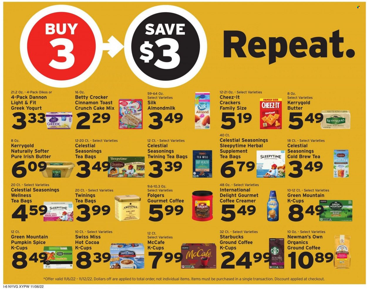 Hannaford (NY) Weekly Ad Flyer Specials November 6 to November 12, 2022