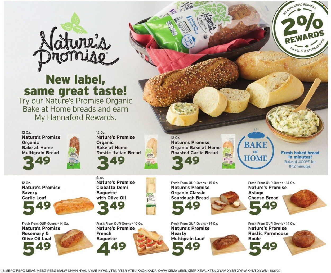 Hannaford (NY) Weekly Ad Flyer Specials November 6 to November 12, 2022