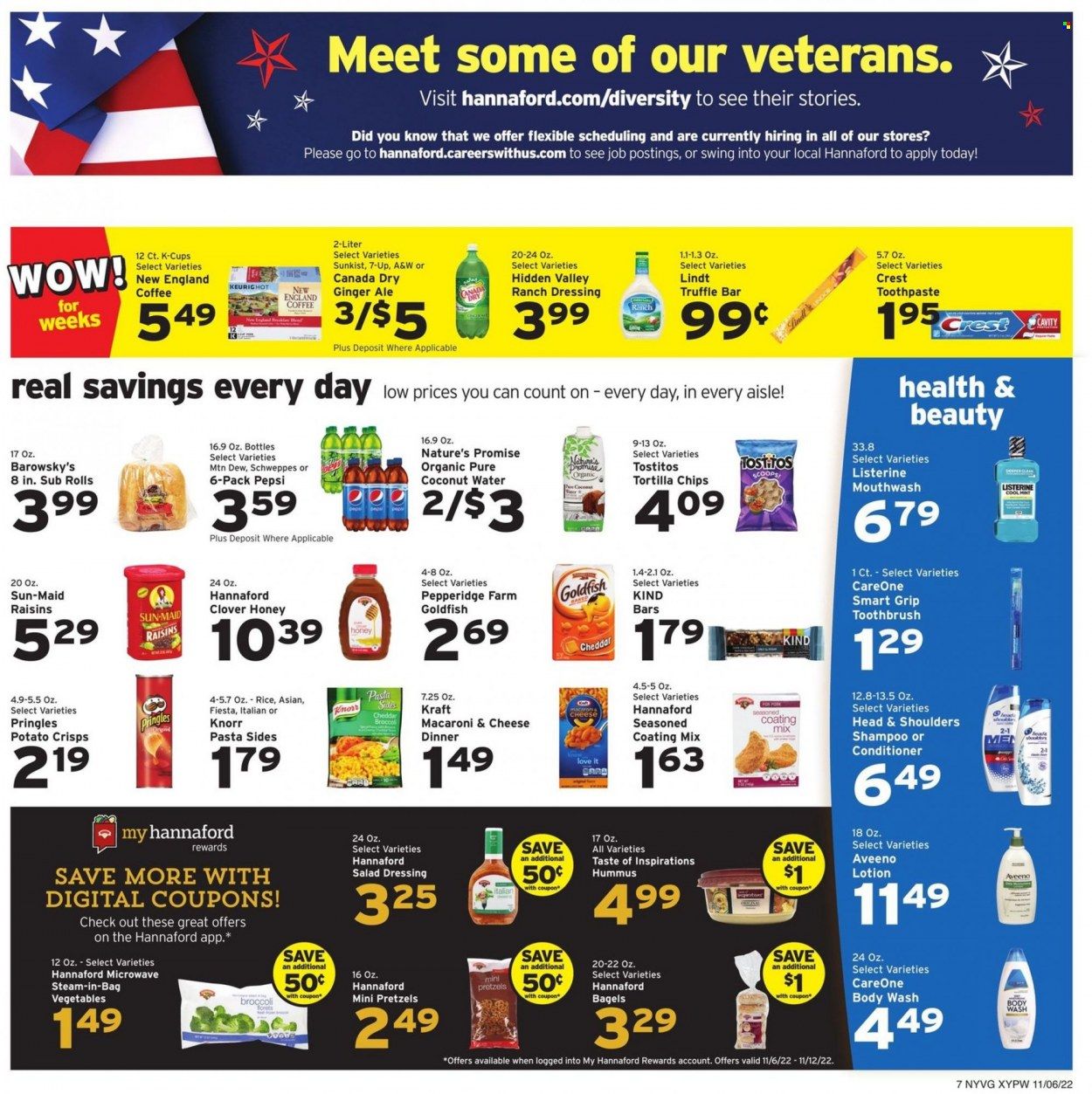 Hannaford (NY) Weekly Ad Flyer Specials November 6 to November 12, 2022