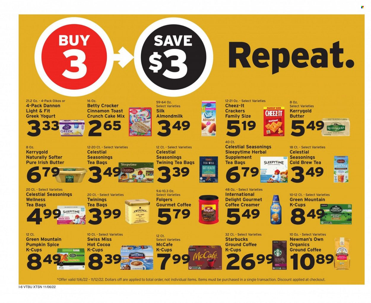 Hannaford (VT) Weekly Ad Flyer Specials November 6 to November 12, 2022