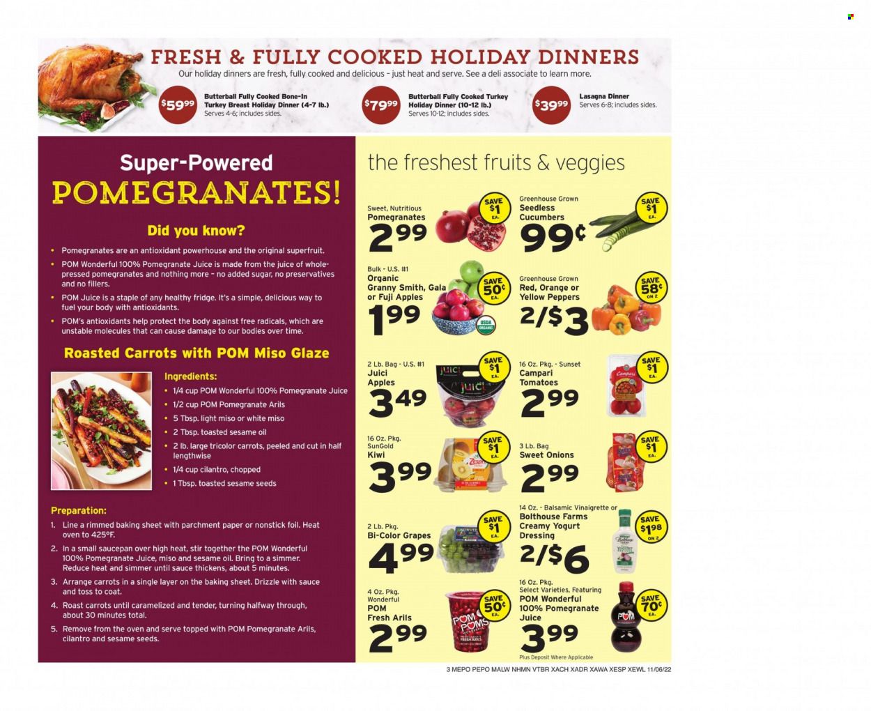Hannaford (NH) Weekly Ad Flyer Specials November 6 to November 12, 2022