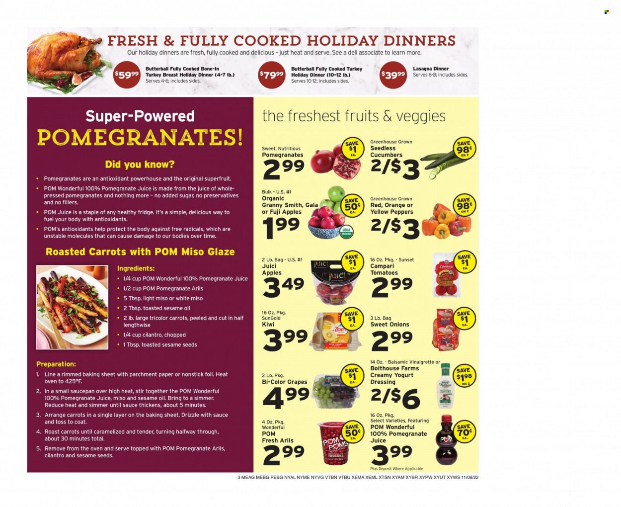 Hannaford (ME) Weekly Ad Flyer Specials November 6 to November 12, 2022