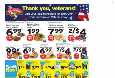 Hannaford (MA) Weekly Ad Flyer Specials November 6 to November 12, 2022
