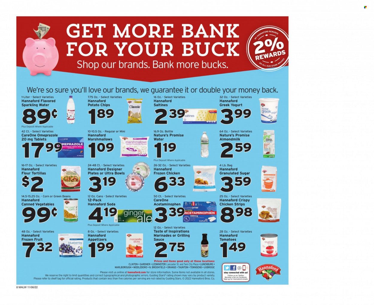 Hannaford (MA) Weekly Ad Flyer Specials November 6 to November 12, 2022