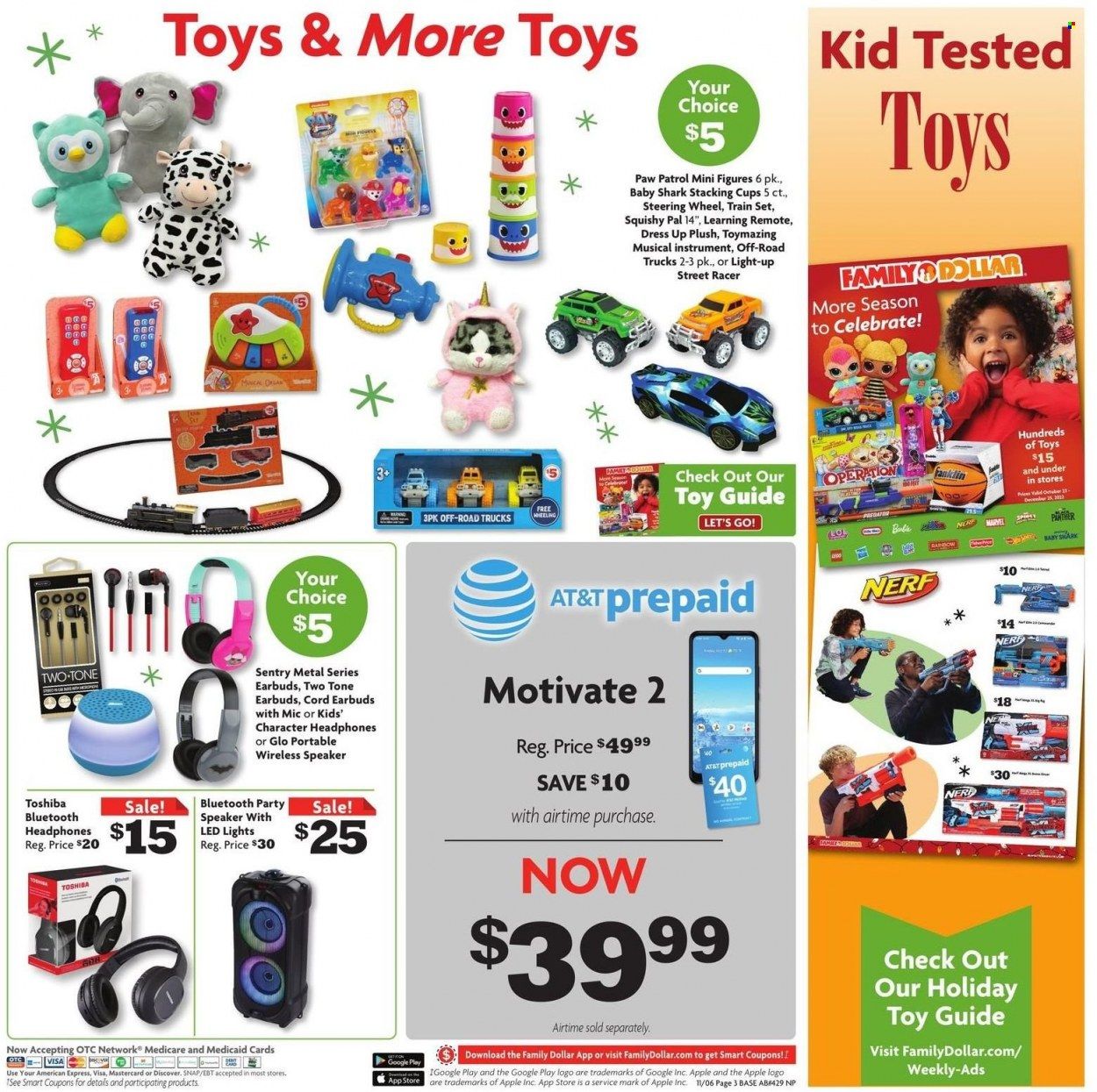 Family Dollar Weekly Ad Flyer Specials November 6 to November 12, 2022
