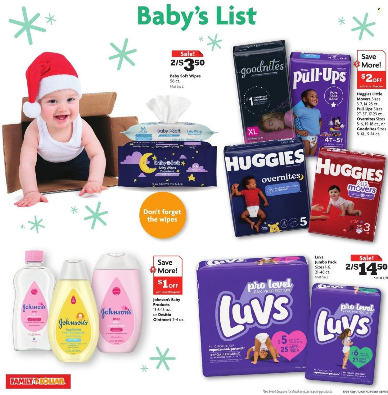 Family Dollar Weekly Ad Flyer Specials November 6 to November 12, 2022