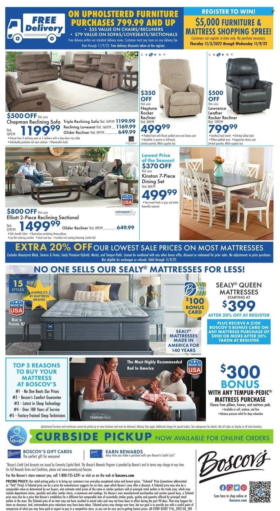 Boscov's (CT, DE, MD, NJ, NY, PA) Weekly Ad Flyer Specials November 3 to November 9, 2022