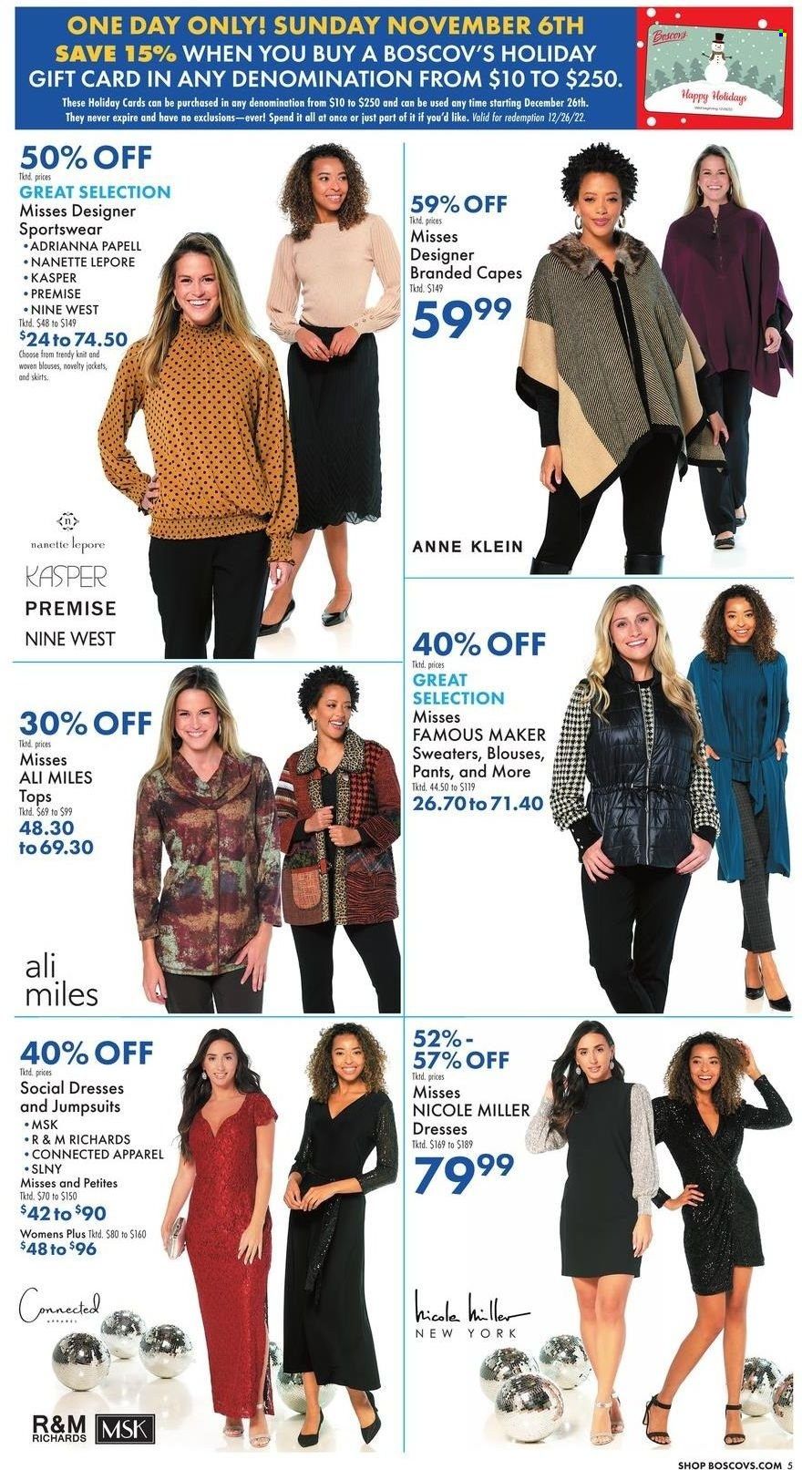 Boscov's (CT, DE, MD, NJ, NY, PA) Weekly Ad Flyer Specials November 3 to November 9, 2022