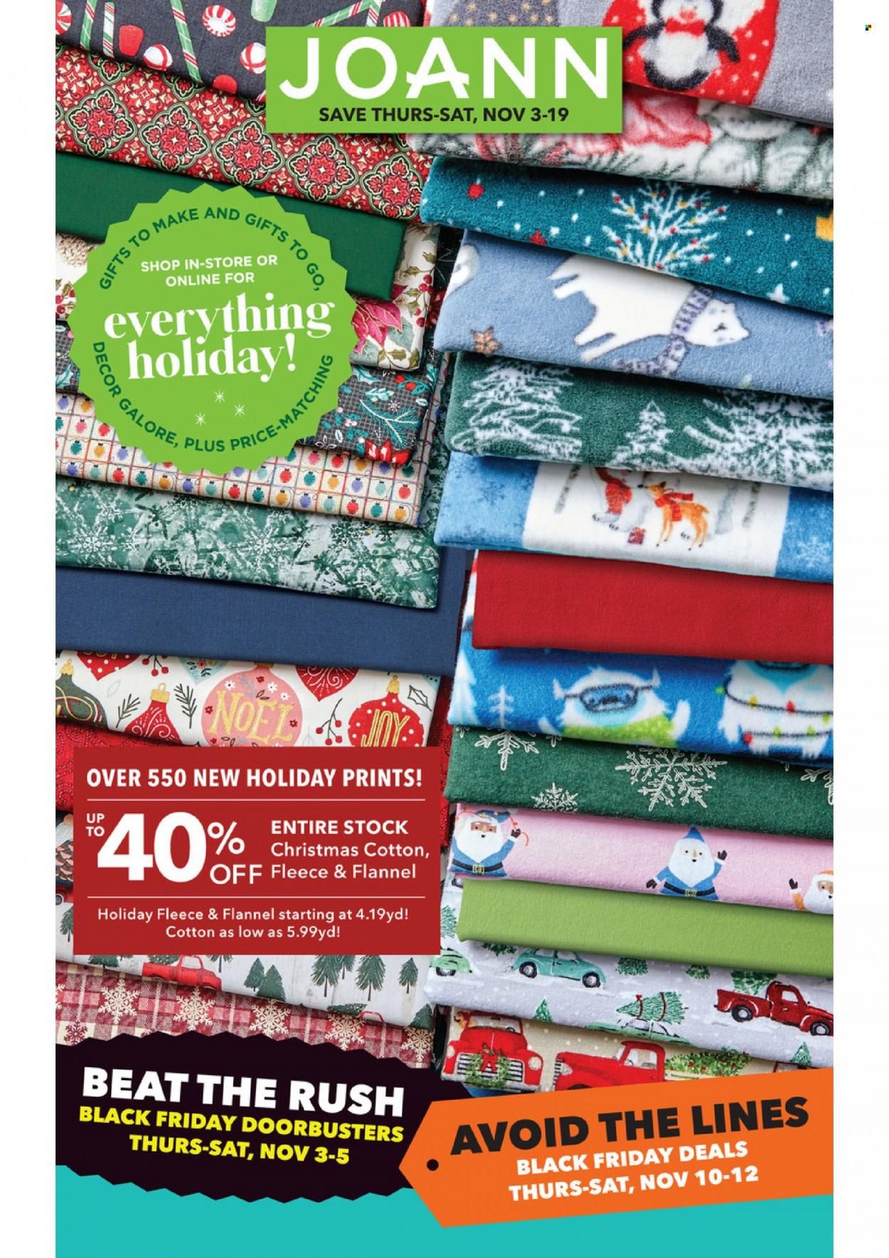JOANN Weekly Ad Flyer Specials November 3 to November 19, 2022