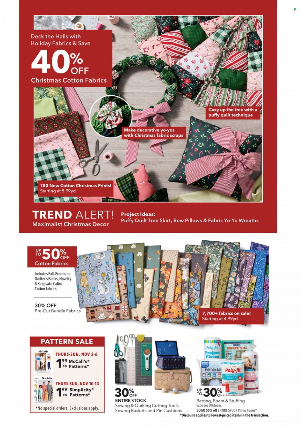 JOANN Weekly Ad Flyer Specials November 3 to November 19, 2022