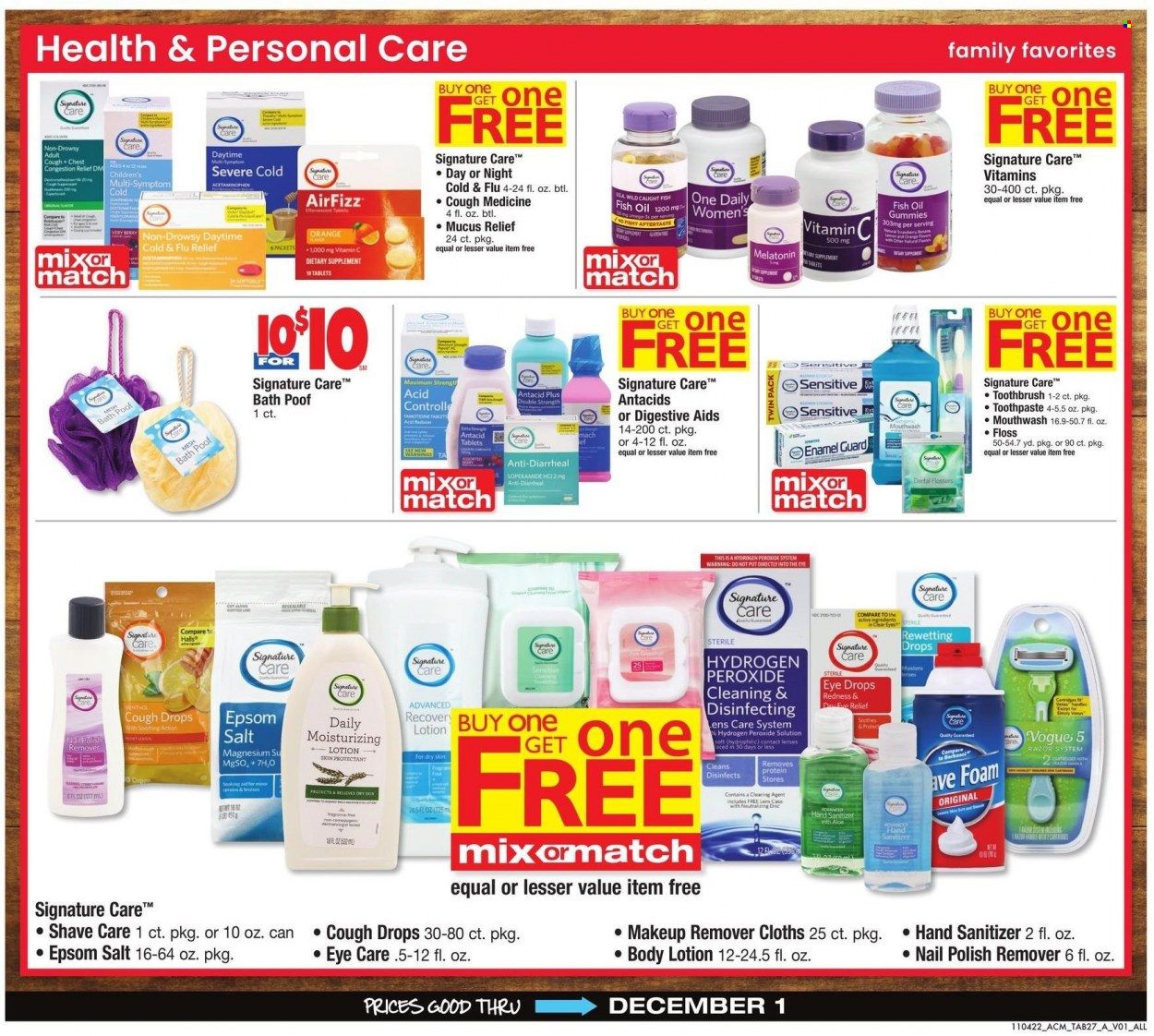 ACME (DE, NJ, NY, PA) Weekly Ad Flyer Specials November 4 to December 1, 2022