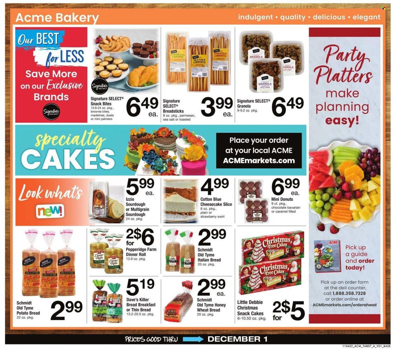 ACME (DE, NJ, NY, PA) Weekly Ad Flyer Specials November 4 to December 1, 2022